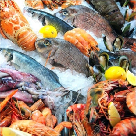 Fresh seafood